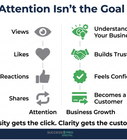 Attention isnt the goal in small business marketing