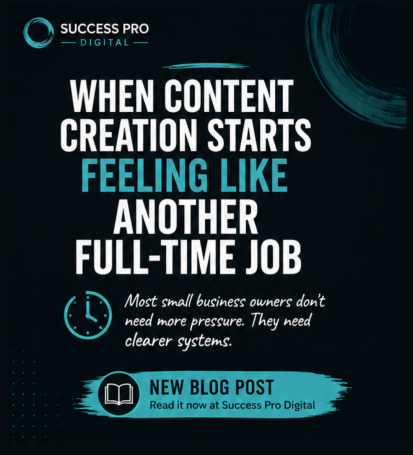 Content creation shouldn't feel like another fulltime job for small business owners.