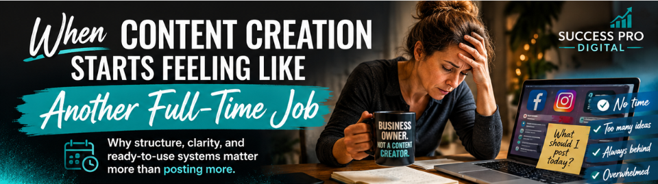 Content creation shouldn't feel like another fulltime job for small business owners.