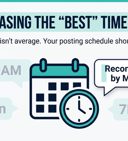 Stop Chasing The Best Time to Post Blog Header by Success Pro Digital