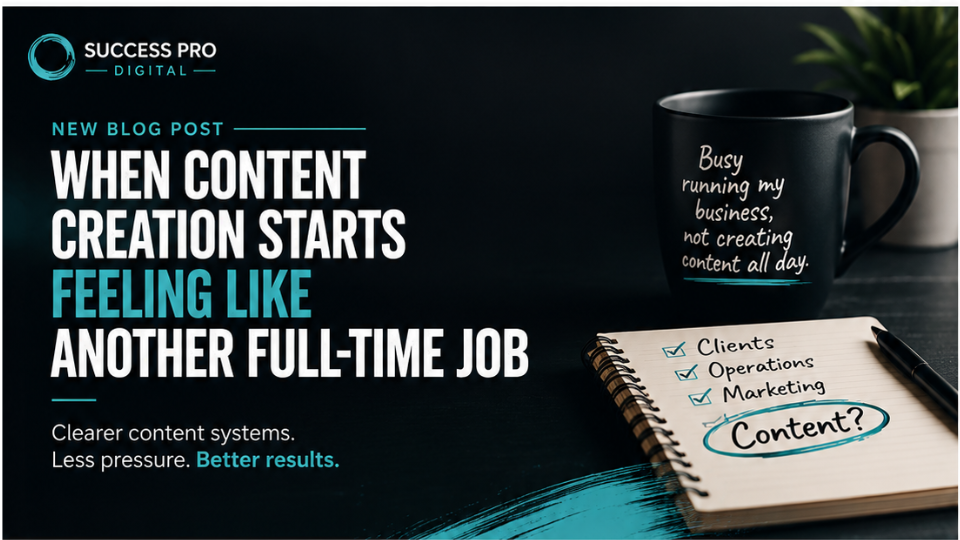 Content creation shouldn't feel like another fulltime job for small business owners.
