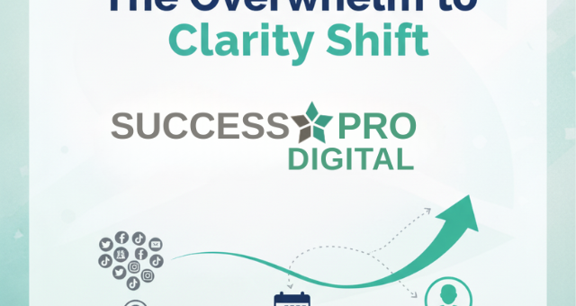 The Overwhelm to Clarity Shift supported by Success Pro Digital