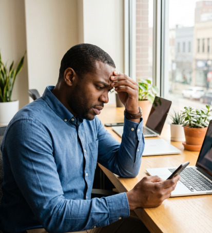 Small business owner struggling to get results from posting until partnering with Success Pro Digital