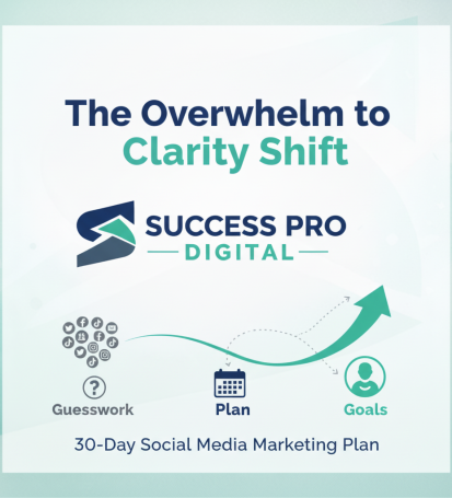 The Overwhelm to Clarity Shift supported by Success Pro Digital